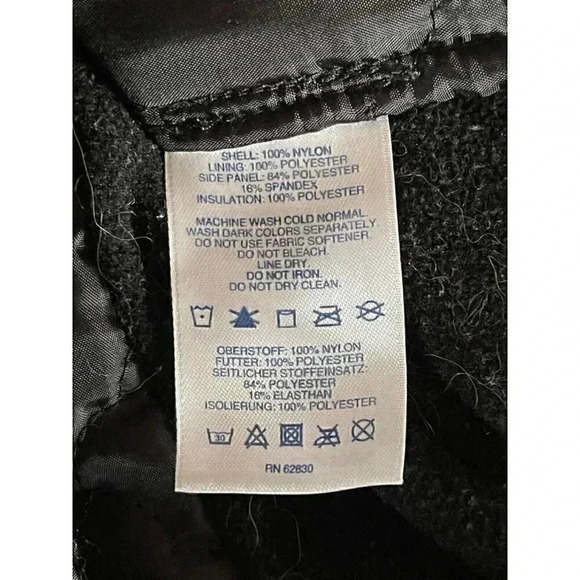 Lands End light weight jacket Black size Small some peeling under arms - Picture 12 of 13